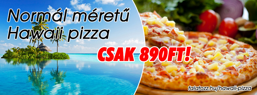 Hawaii pizza - Falatozz.hu